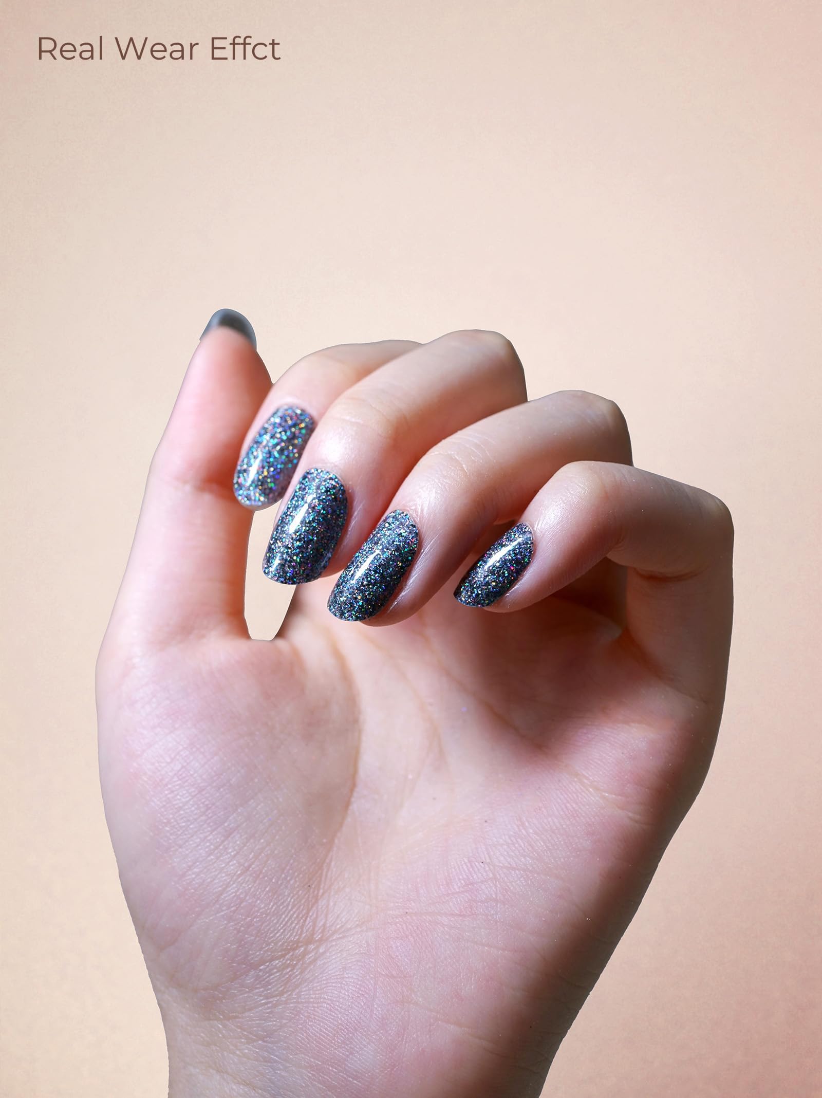 Beaolata Pre-Cured Gel Nail Strips – 44PCS Salon-Quality, No UV Light Needed
