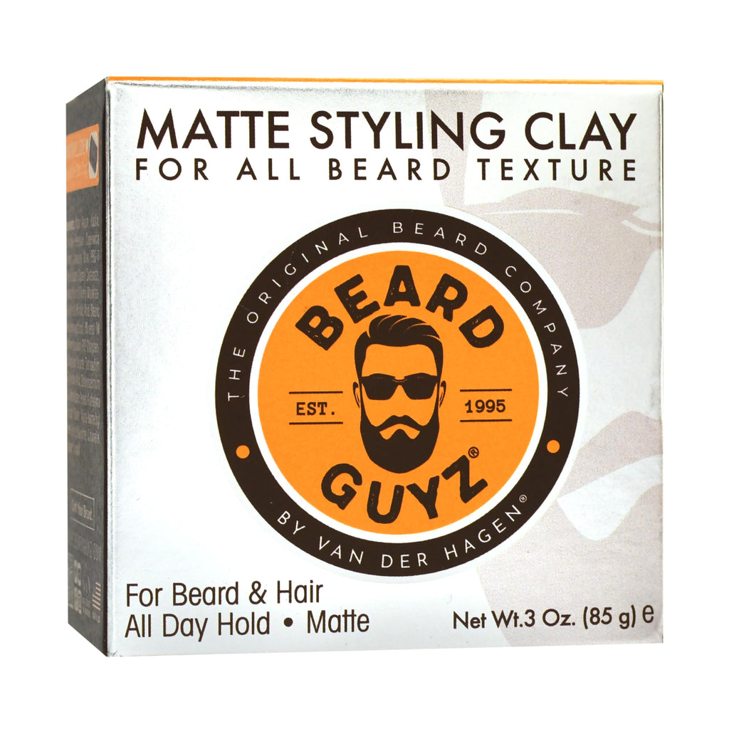 Beard Guyz Matte Styling Clay (Pack of 2) | Natural Matte Hold for Beards