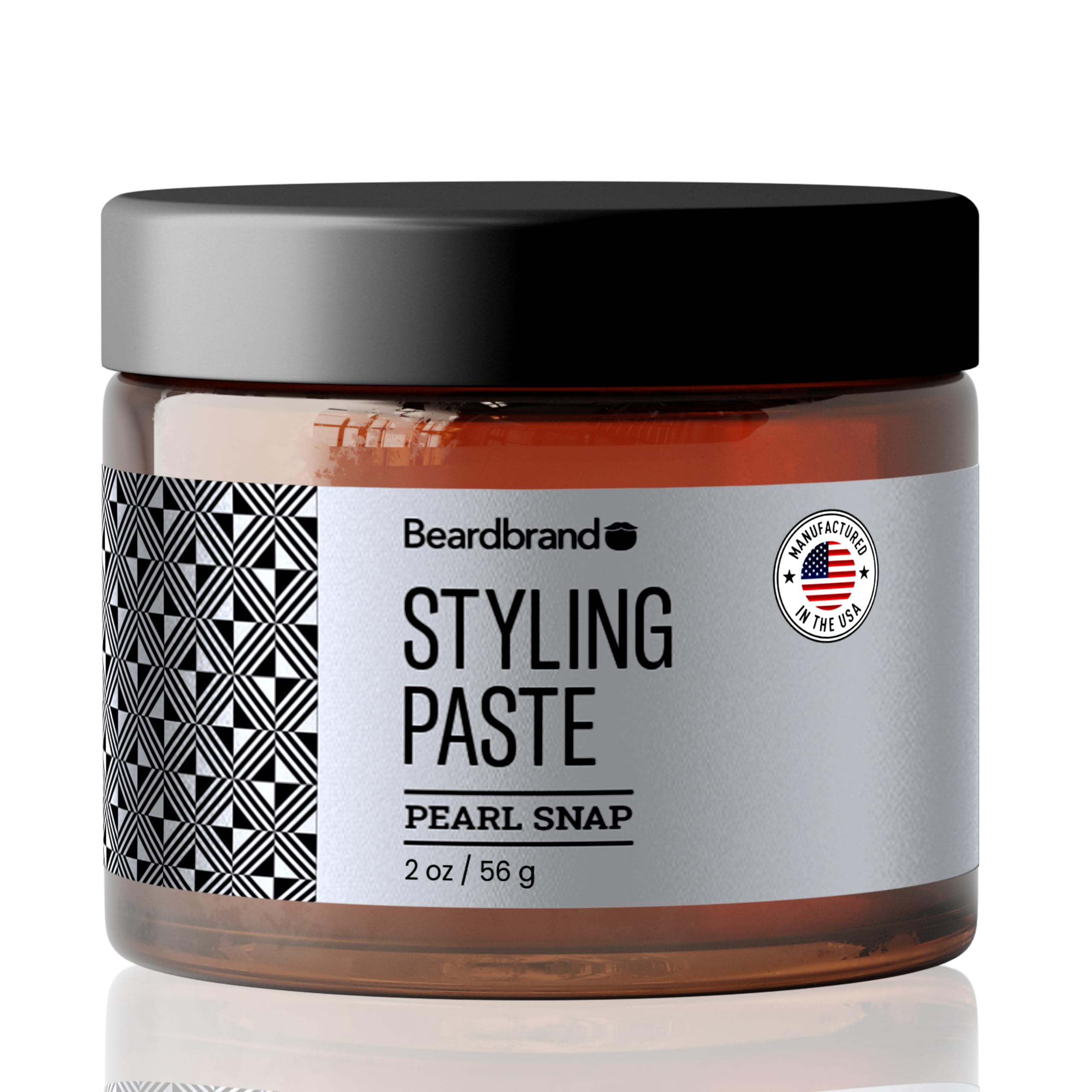Beardbrand Beard Styling Paste – Medium Hold & Satin Finish for Beard & Hair | Teakwood, Rosemary & Citrus