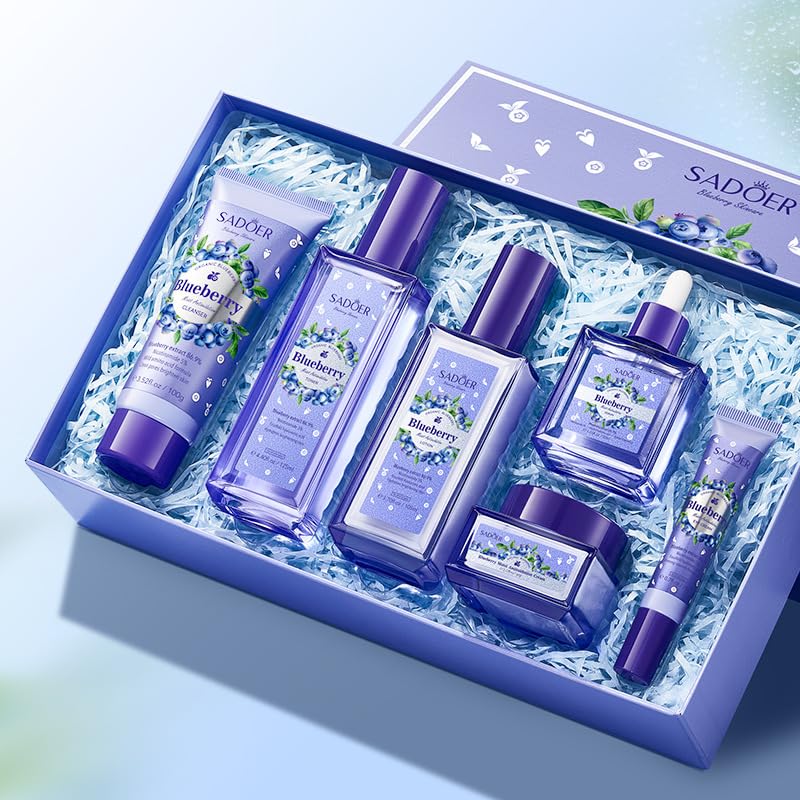 BeauBase Blueberry Skin Care Set (6 PCS) – Nourishing & Hydrating Routine