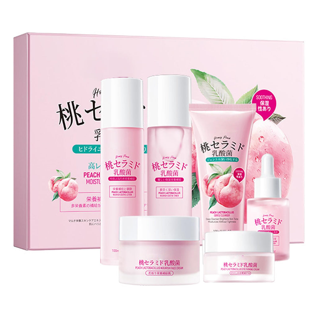 BeauBase Peach Skincare Collection – Hydrating & Nourishing Gift Set for All Skin Types