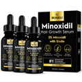 Beaueli 5% Minoxidil for Hair & Beard Growth — Unscented Foam, 3 x 3oz