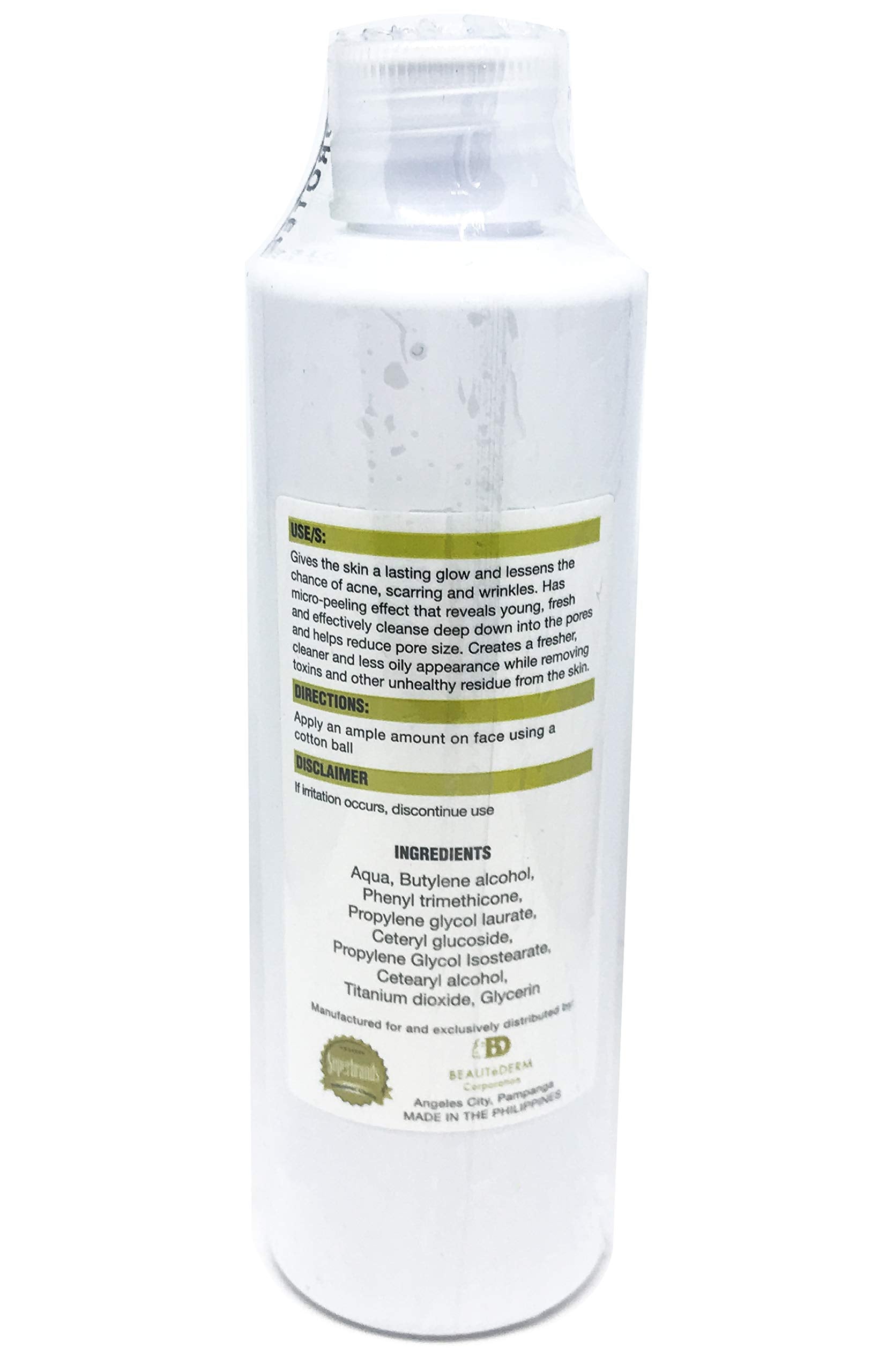 Beautederm Day and Night Toner 120 ml | Micro-Peel & Pore Refinement