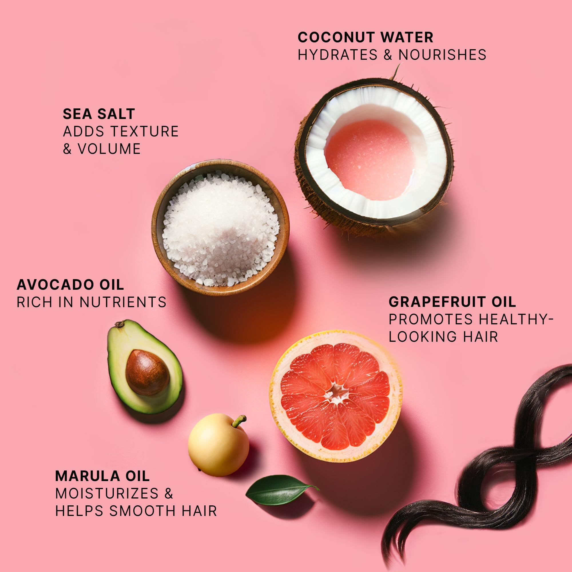 Beauty by Earth Sea Salt Spray – Aloe-Enhanced Beach Waves, Texture & Volume