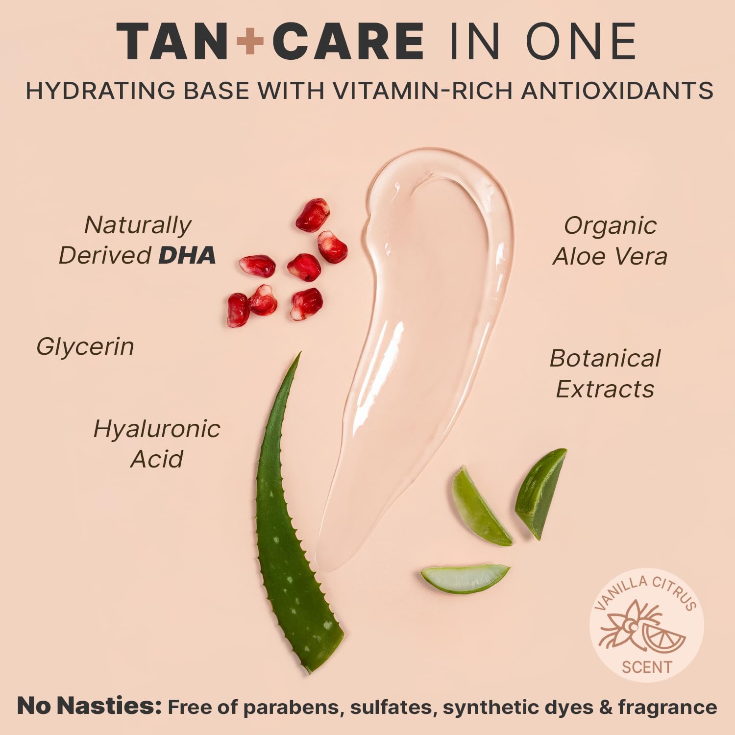 Beauty by Earth Face Tanner Serum – USA Made, Natural Self Tanner for Face with Hyaluronic Acid