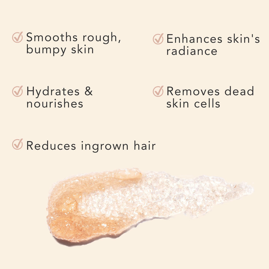 Beauty by Earth Organic Vanilla Coconut Body Scrub – USA Made Sugar Exfoliator