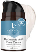 Beauty by Earth Hyaluronic Acid Moisturizer for Face – USA Made, Hydrating and Unscented