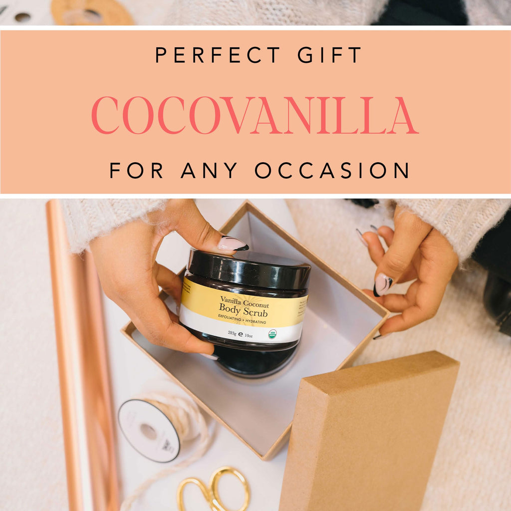 Beauty by Earth Organic Vanilla Coconut Body Scrub – USA Made Sugar Exfoliator