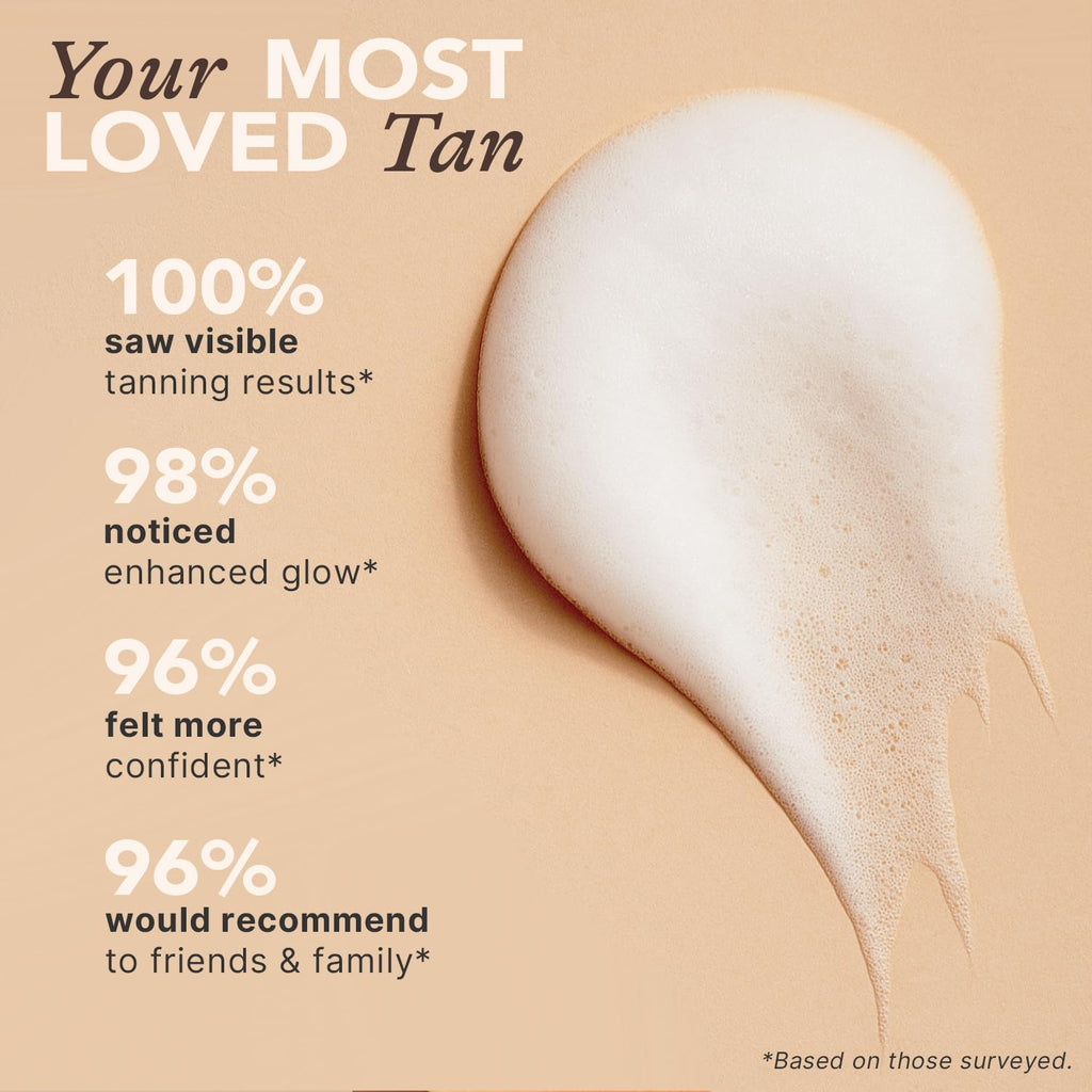 Beauty by Earth Self Tanner Mousse – USA Made, Natural Glow, Non-Toxic