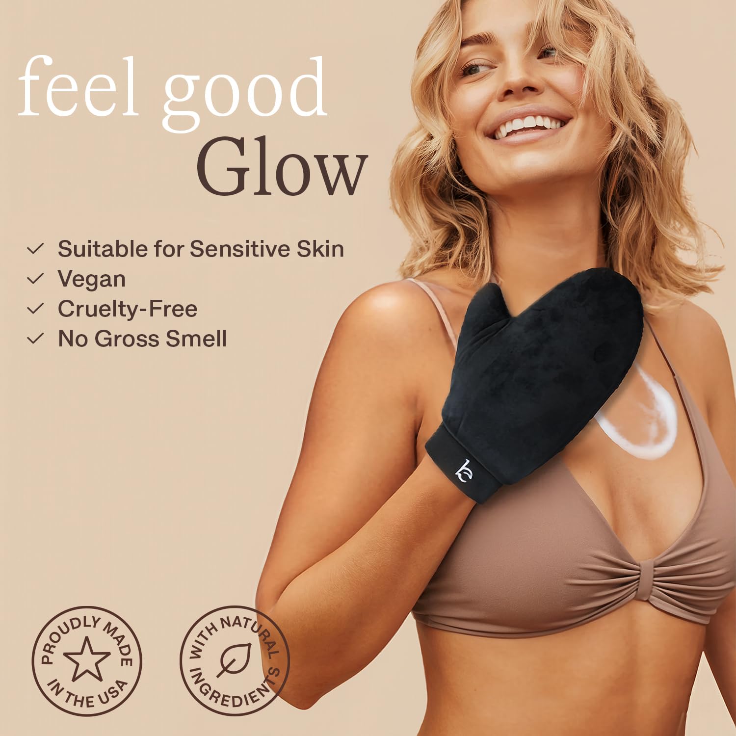 Beauty by Earth Self Tanner Mousse Kit - USA Made, Natural & Organic