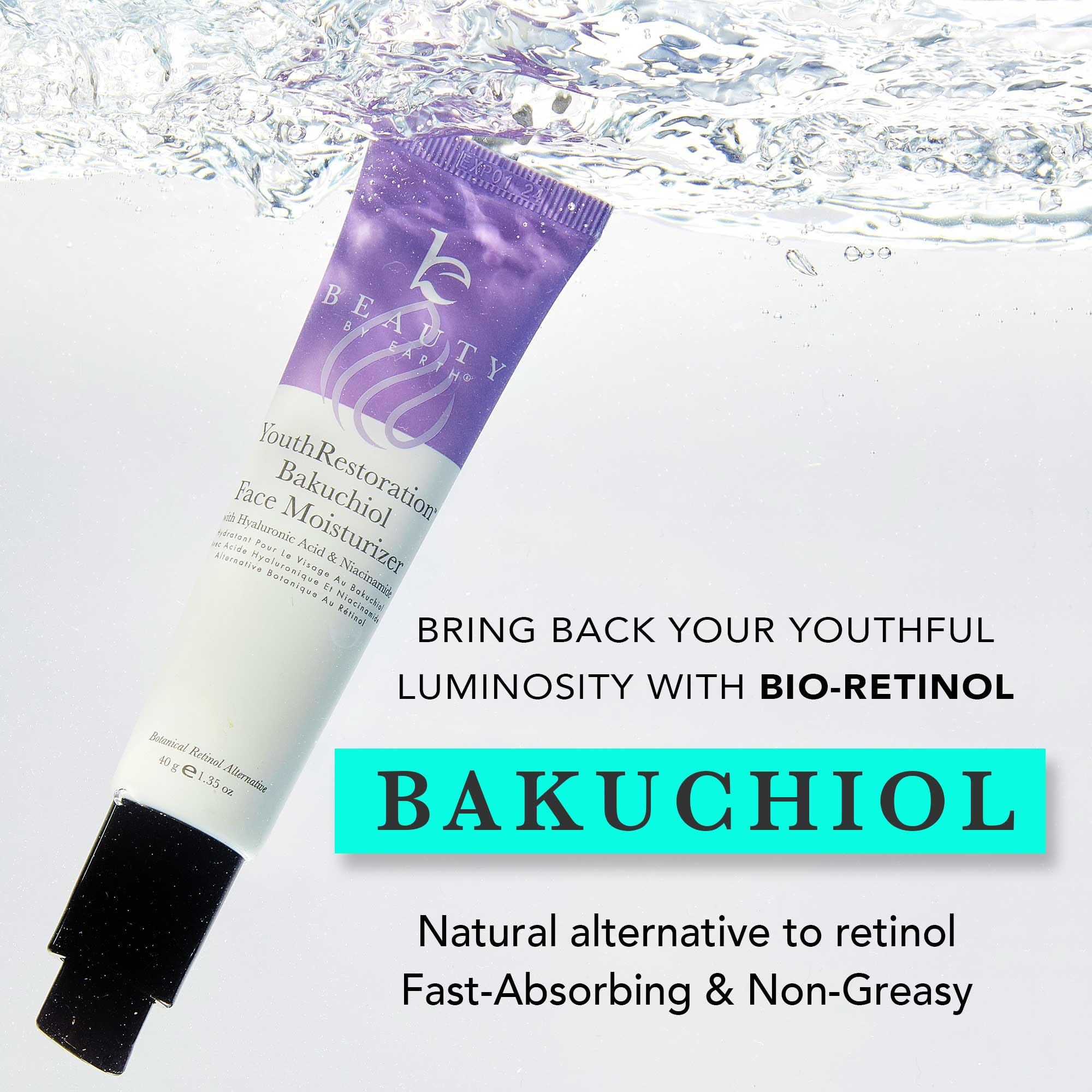 Beauty by Earth Anti Aging Face Moisturizer with Bakuchiol – USA Made