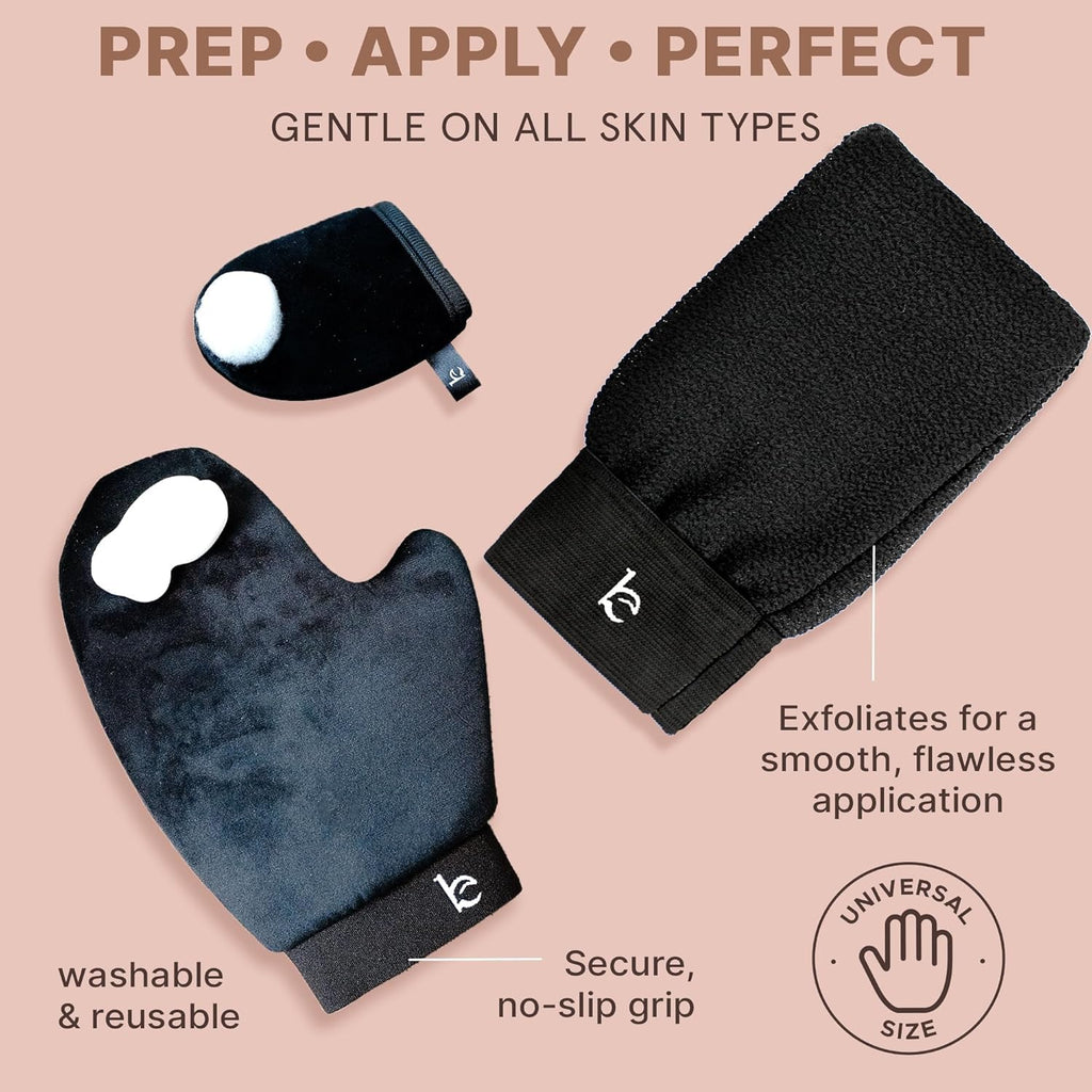 Beauty by Earth Self Tanner with Tanning Mitt – USA Made Sunless Lotion