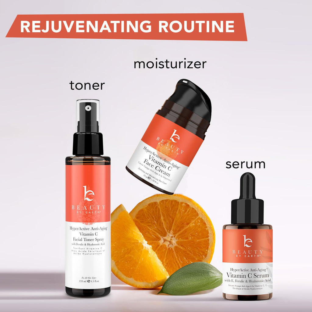 Beauty by Earth Vitamin C Face Cream – USA Made, Brightening & Hydrating