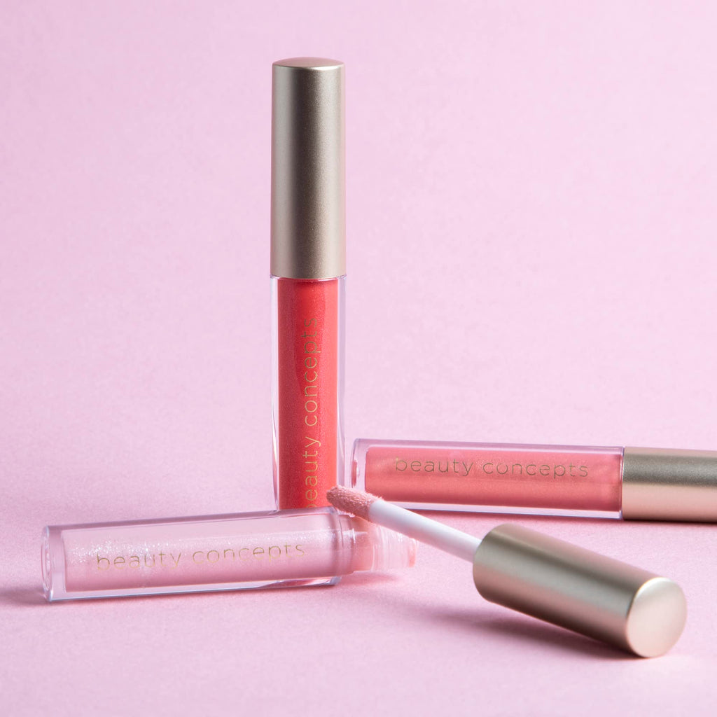 Beauty Concepts Lip Gloss Collection – 12 High Shine Glosses in Pink & Red | B.C BEAUTY CONCEPTS
