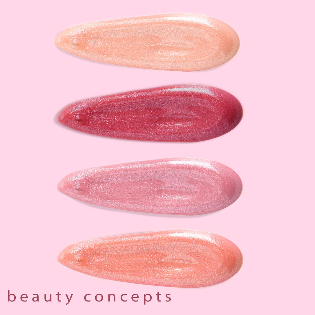 Beauty Concepts Lip Gloss Collection – 12 High Shine Glosses in Pink & Red | B.C BEAUTY CONCEPTS