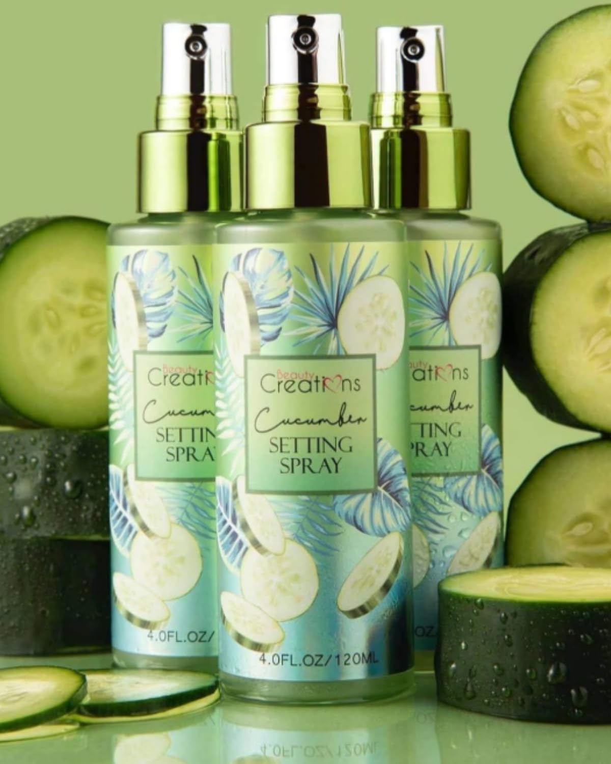 Beauty Creations Cucumber Setting Spray – Hydrating Makeup Setting Mist for All Skin Types