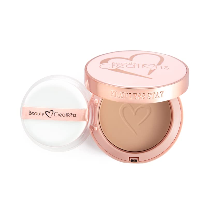 Beauty Creations Flawless StayPowder Foundation FSP 4.0 – Velvet Finish, Medium to Full Coverage