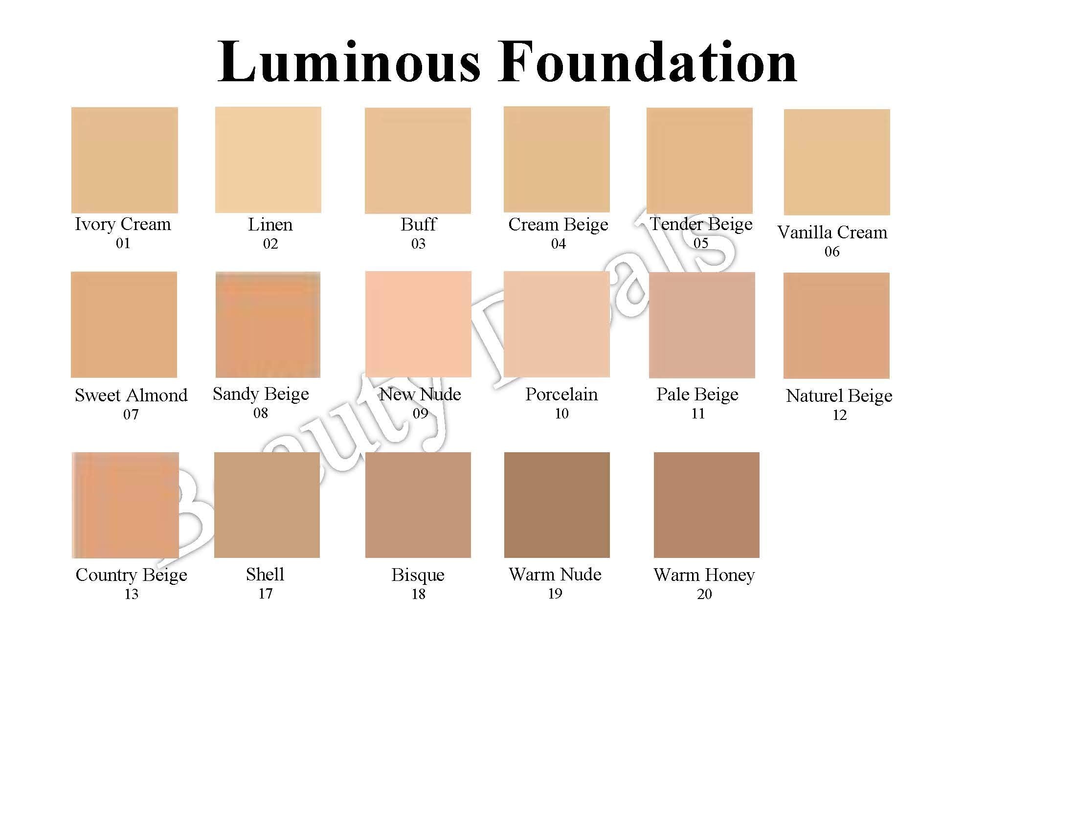 Beauty Deals Luminous Foundation – Radiant Finish, Undetectable Coverage (Buff)