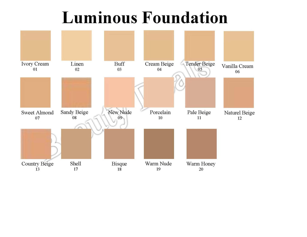 Beauty Deals Luminous Foundation Ivory Cream – Radiant Finish, Undetectable Coverage