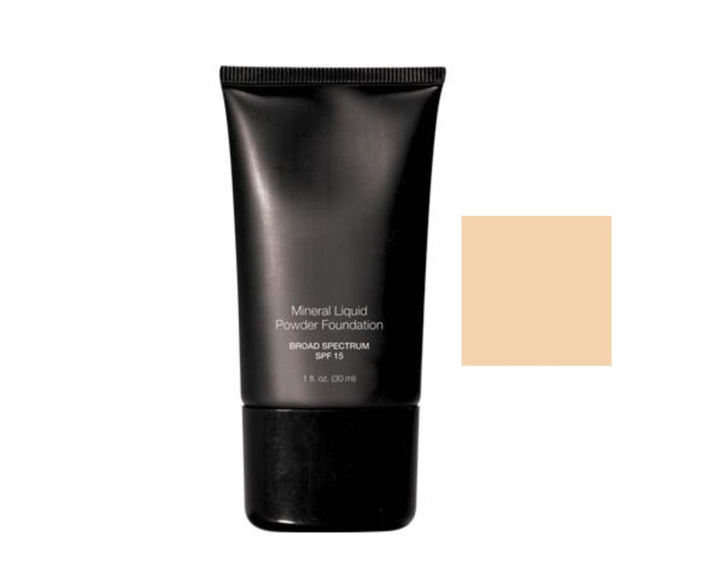 Beauty Deals Mineral Liquid Foundation SPF 15 Linen – Hypoallergenic & Oil-Free