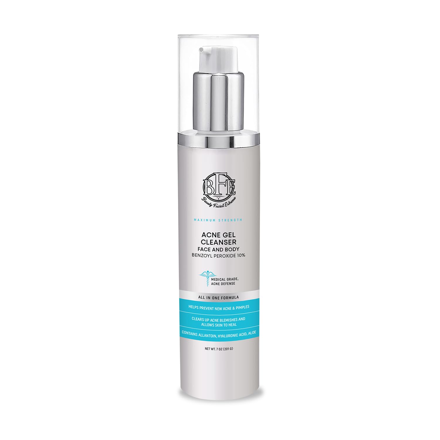 Beauty Facial Extreme Acne Face Wash 10% Benzoyl Peroxide – Deep Cleansing for Oily Skin & Breakouts