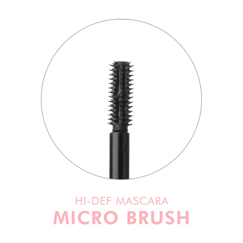 Beauty For Real Hi-Def Mascara Just Black – 2-Pack, Defining & Volumizing, Humidity & Smudge Proof