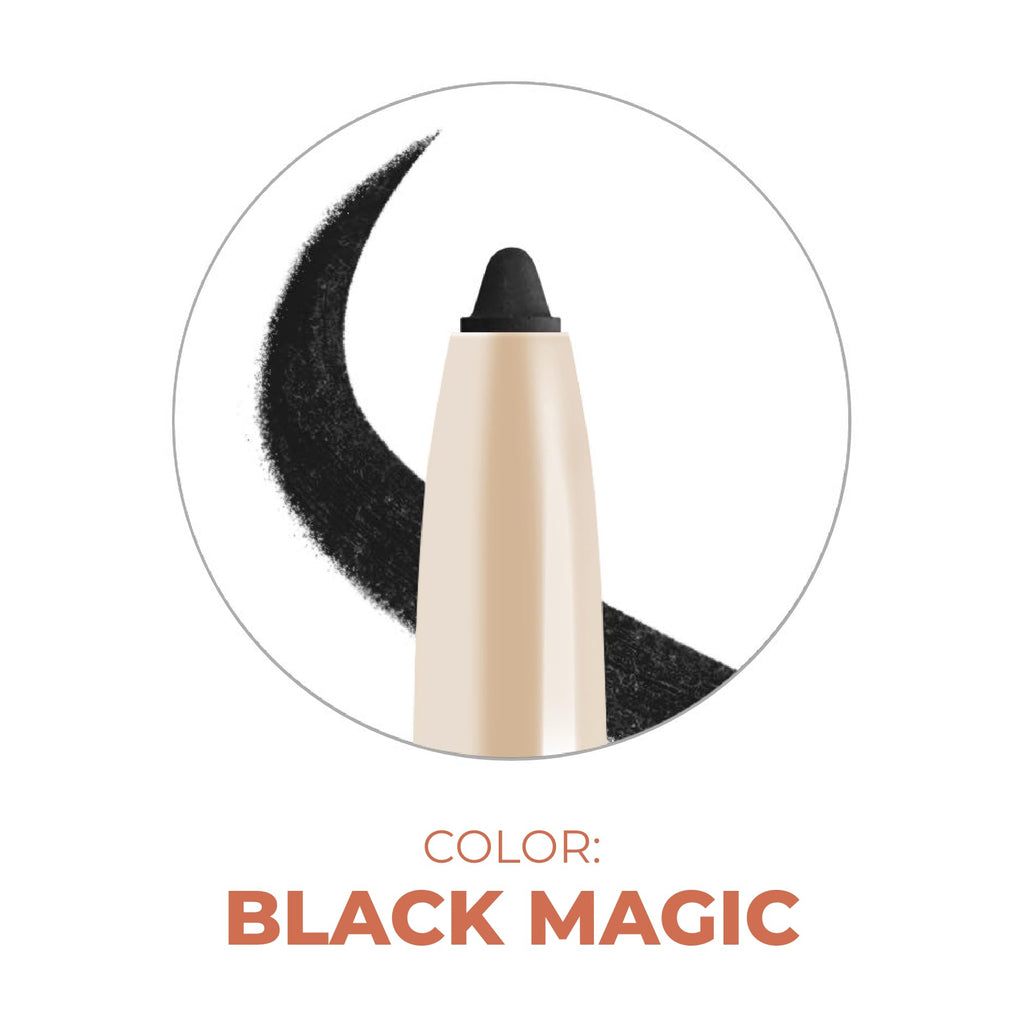 Beauty For Real I-Line 24-7 Eyeliner – Black Magic, Waterproof Gel for Sensitive Eyes | 0.01 oz