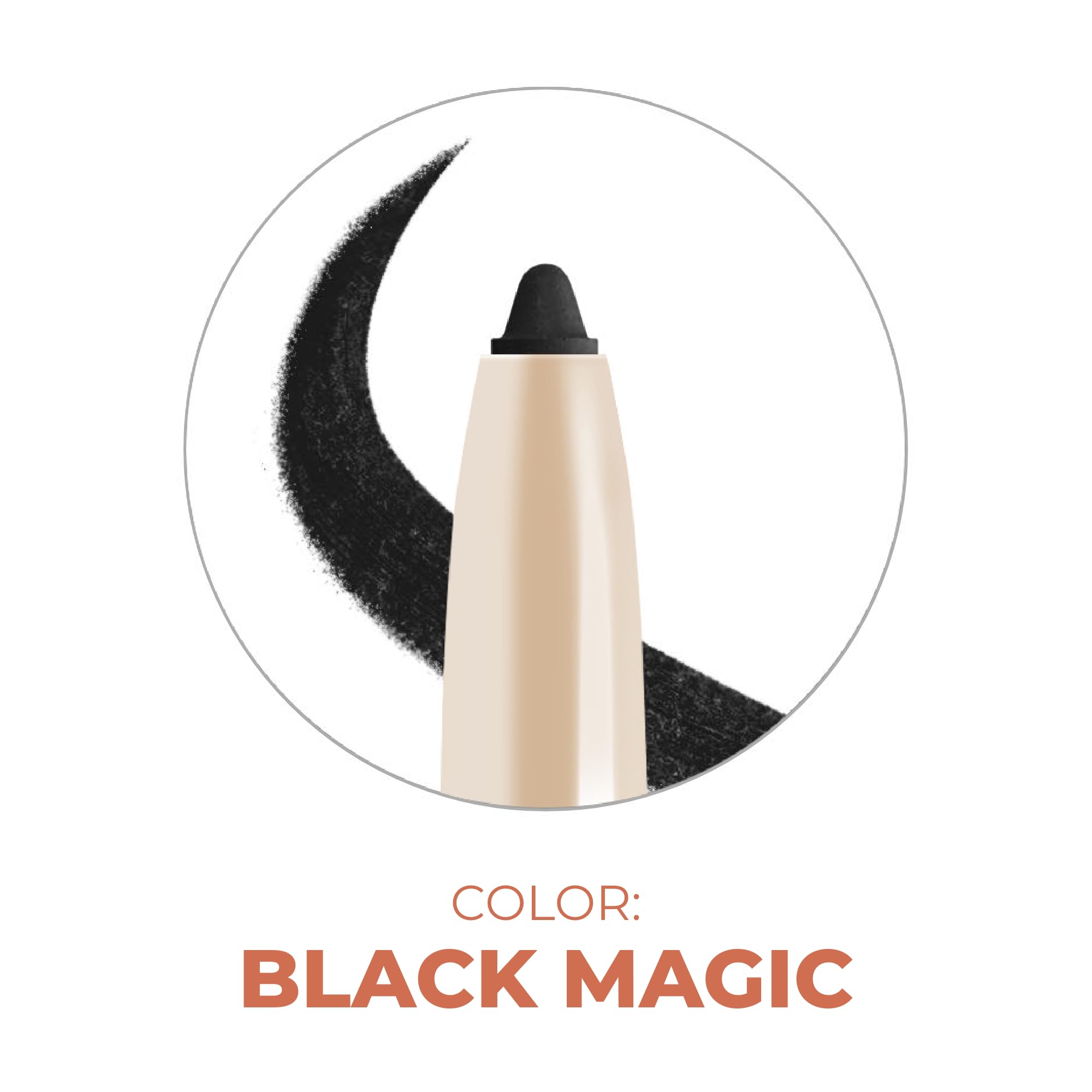 Beauty For Real I-Line 24-7 Eyeliner – Black Magic, Waterproof Gel for Sensitive Eyes | 0.01 oz