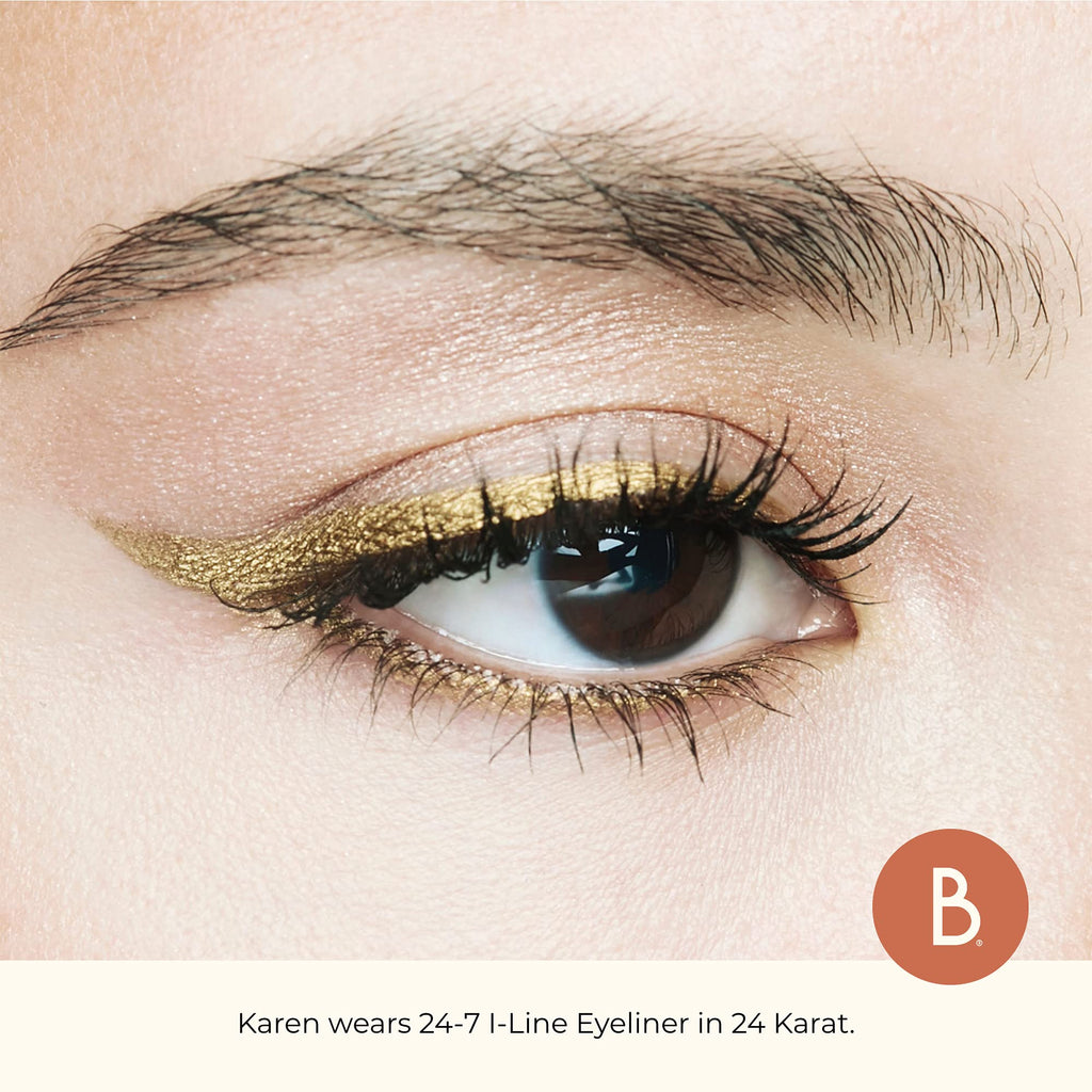 Beauty For Real I-Line 24-7 Eyeliner, 24 Karat Gold – Waterproof Gel