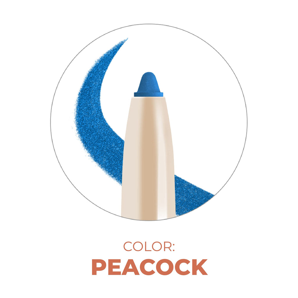Beauty For Real I-Line 24-7 Eyeliner, Peacock – Waterproof Gel for Sensitive Eyes
