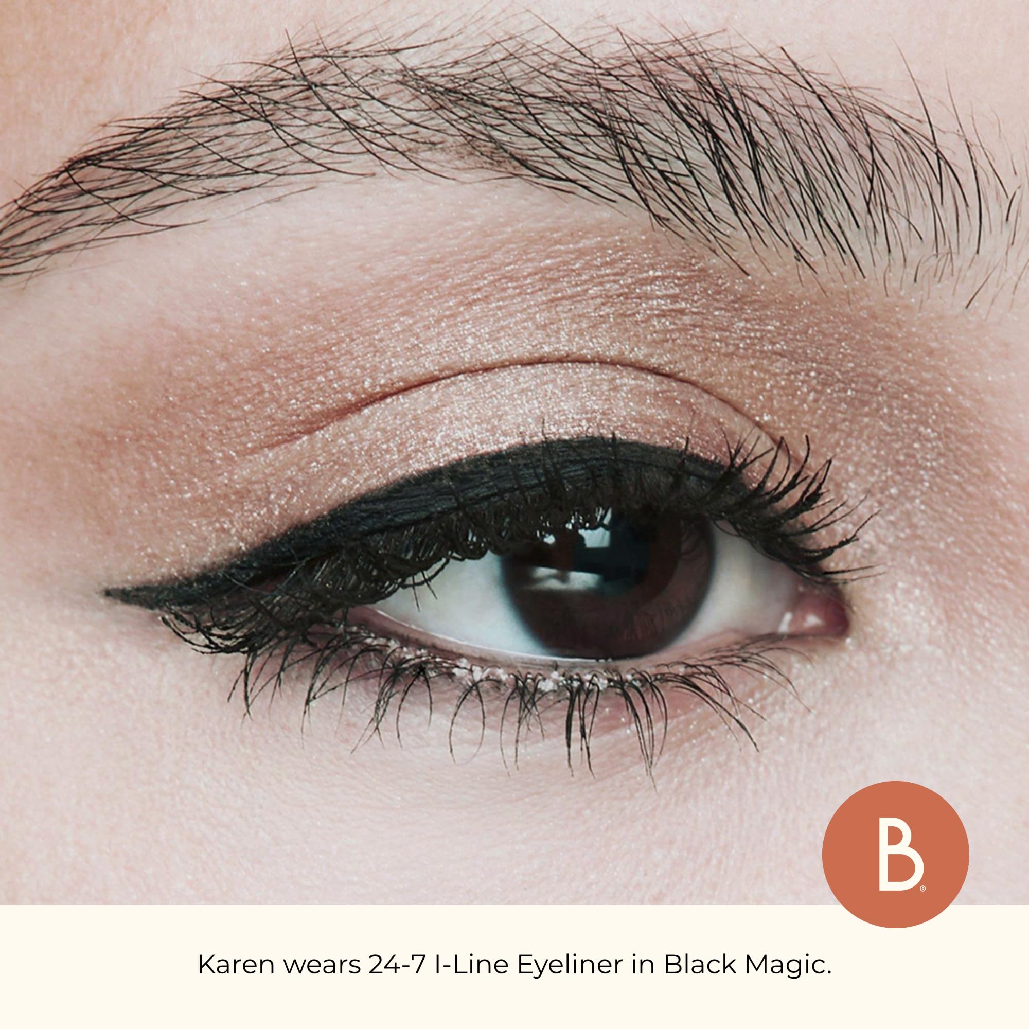 Beauty For Real I-Line 24-7 Eyeliner – Black Magic, Waterproof Gel for Sensitive Eyes | 0.01 oz