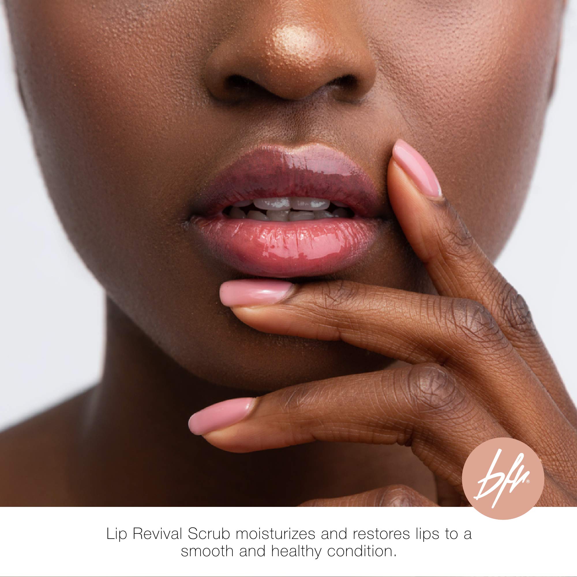 Beauty For Real Lip Revival Set of 2 – Exfoliating Sugar Lip Scrub in Orange Spice & Spearmint | Organic, Vegan, Cruelty-Free