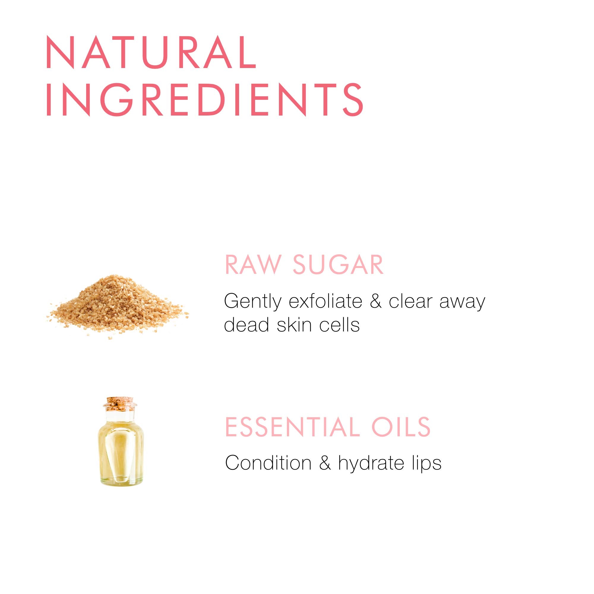 Beauty For Real Lip Revival Set of 2 – Exfoliating Sugar Lip Scrub in Orange Spice & Spearmint | Organic, Vegan, Cruelty-Free