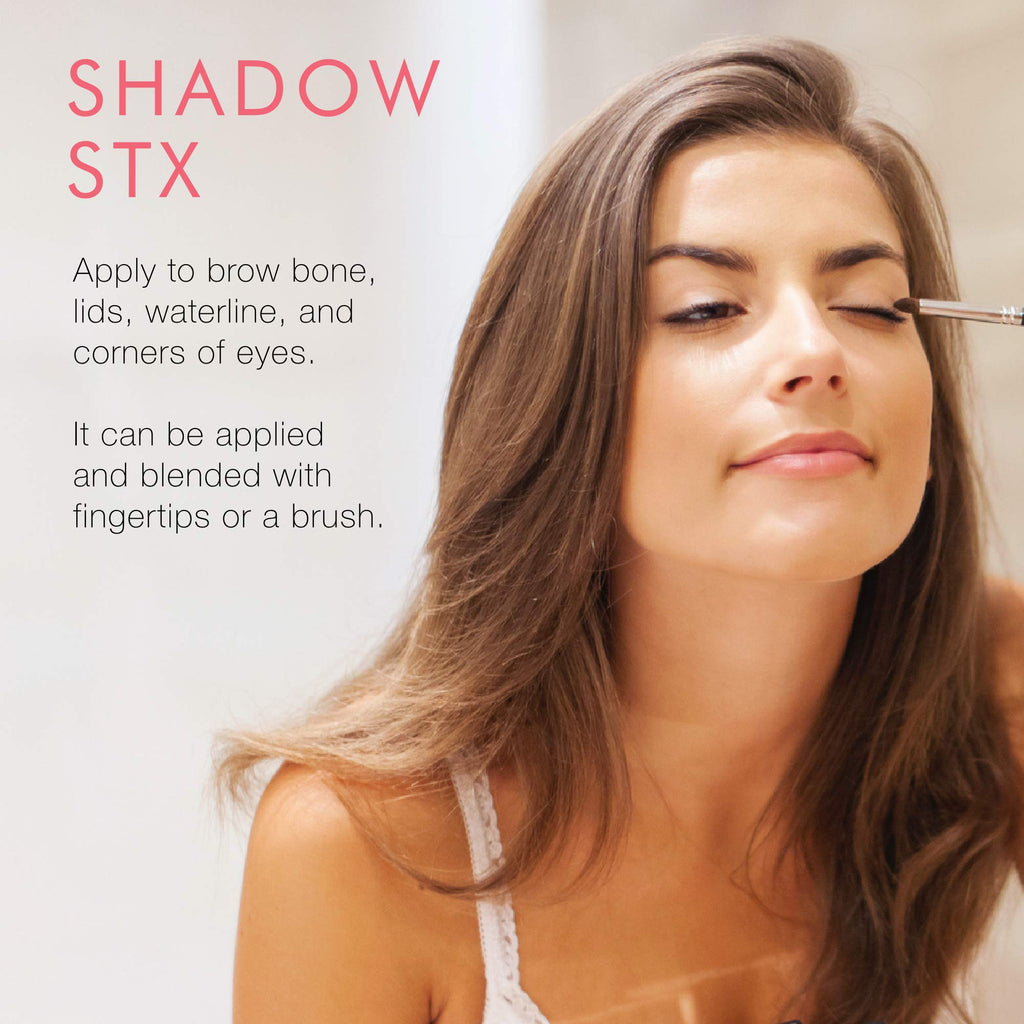 Beauty For Real Shadow Stx Midnight Marathon - Universal Topaz Caramel Shimmer, Waterproof Cream-to-Powder Eyeshadow Stick