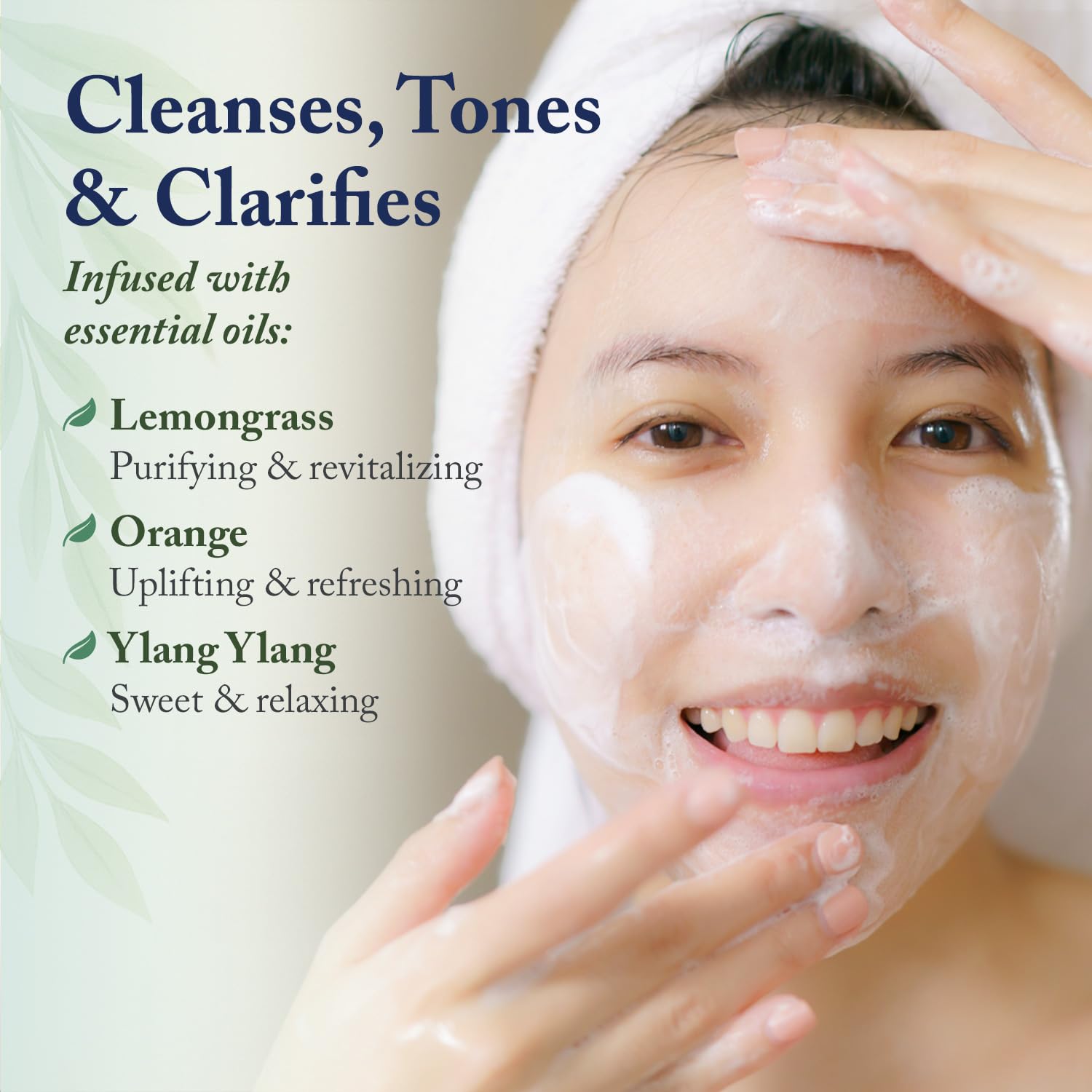 Beauty Without Cruelty AHA Facial Cleanser – Exfoliating Face Wash for Normal to Oily Skin | Vegan & Cruelty-Free | 8.5 Fl Oz