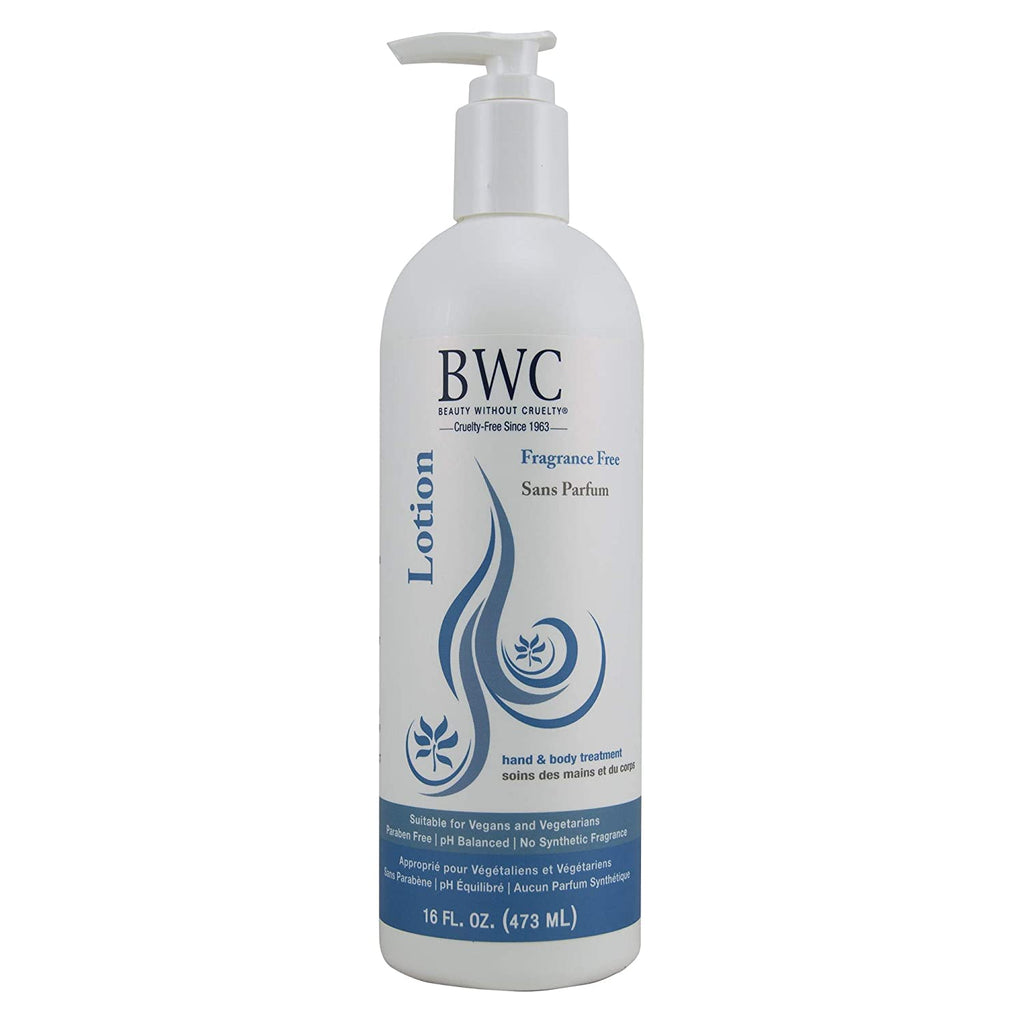 Beauty Without Cruelty Botanical Lotion Fragrance Free – 16 oz, 2 Pack