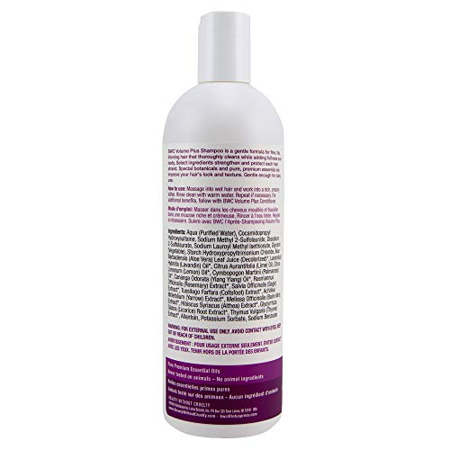 Beauty Without Cruelty Shampoo Volume Plus for Fine Hair – Coconut (16 fl oz)
