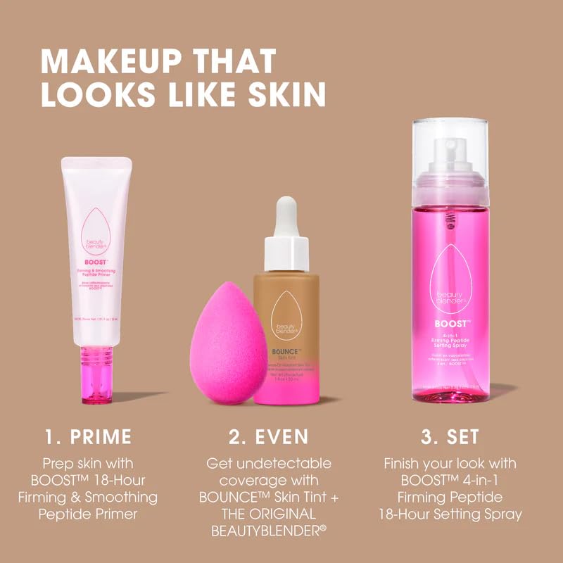 Beautyblender 12-Hour Always on Radiant Skin Tint – Hydrating Serum Foundation (Medium 2)