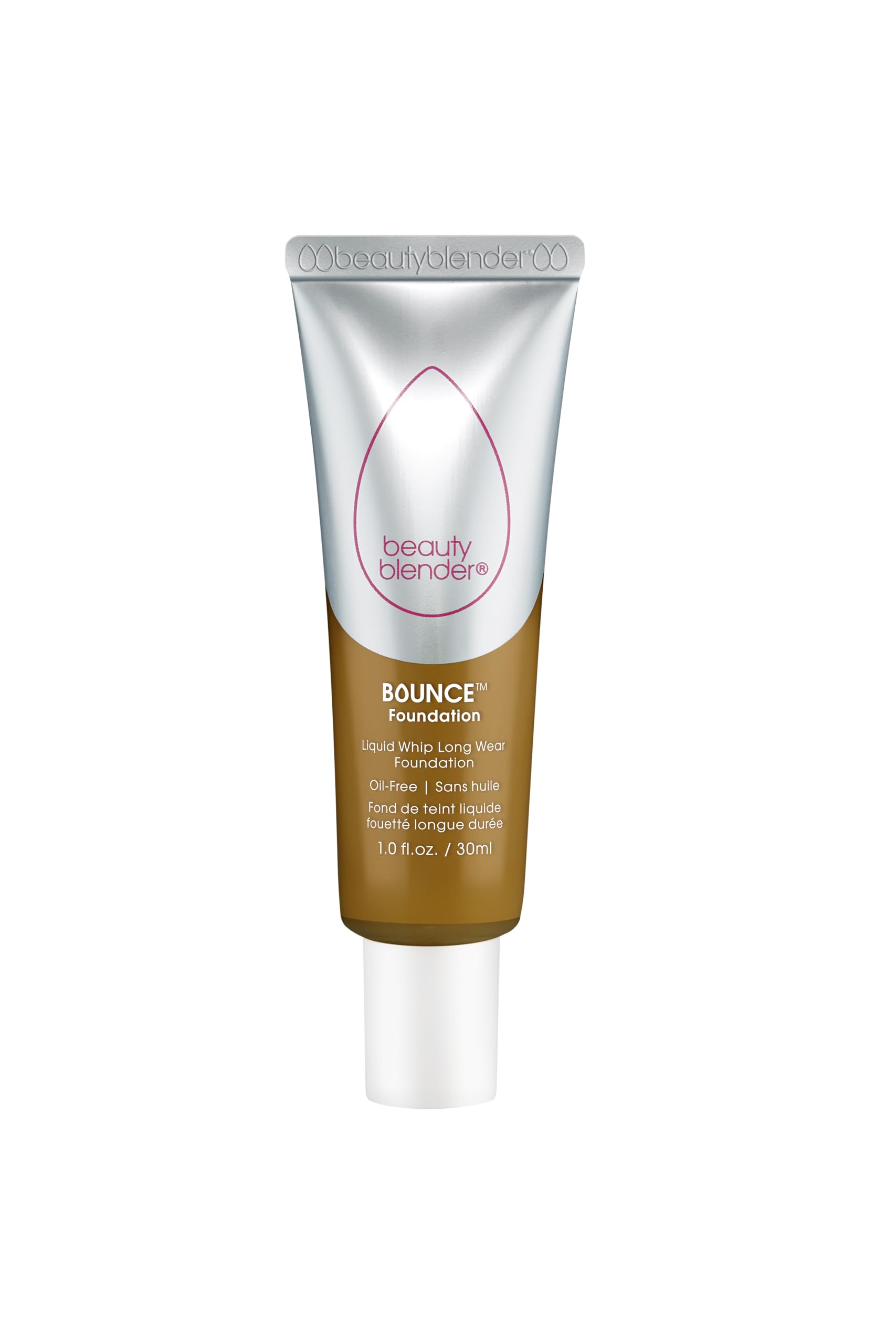 Beautyblender Bounce Liquid Whip Foundation – Full Coverage Natural Matte, Oil-Free, 24H Wear (Shade 4.40 N Deep Neutral Version 2.0)