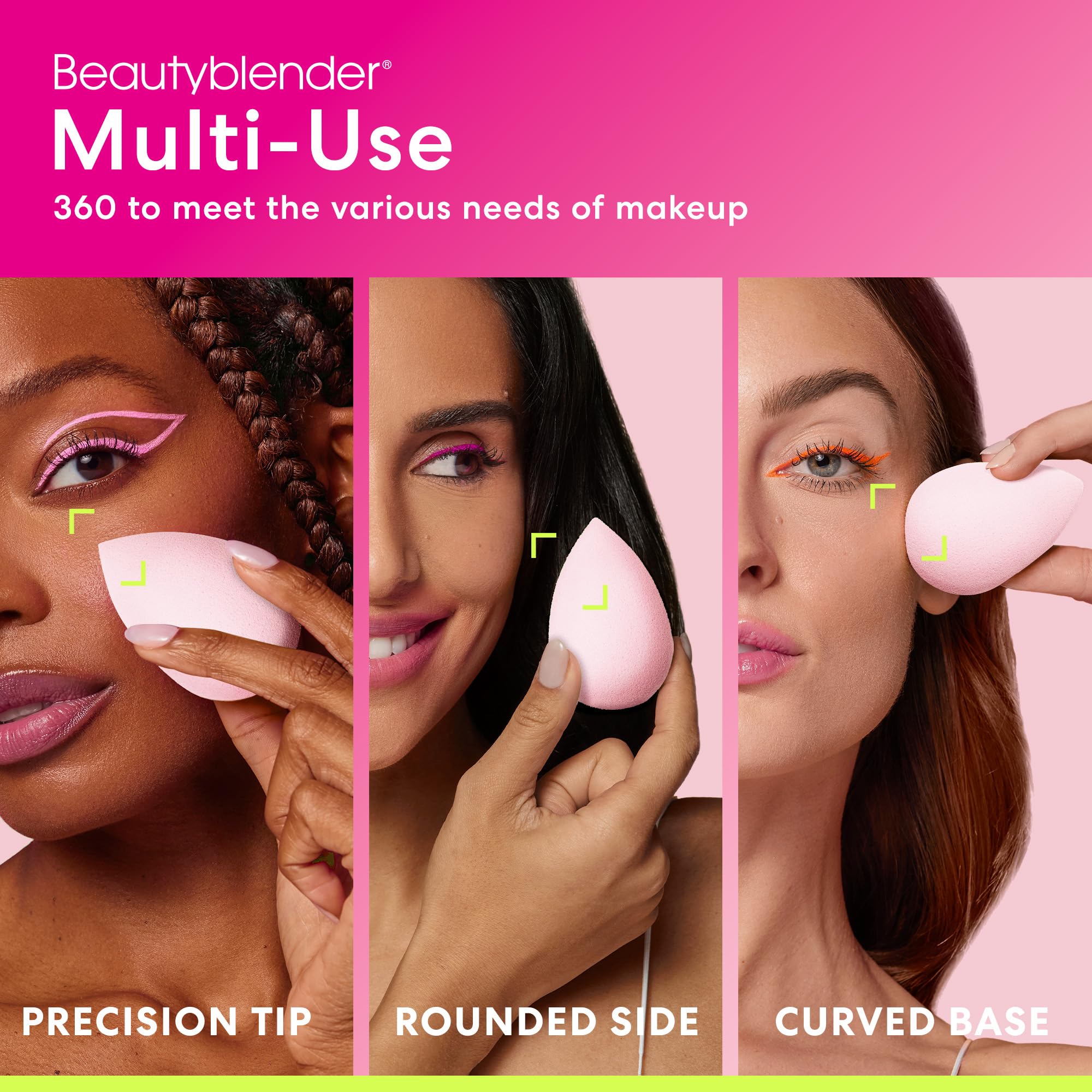 Beautyblender Bubblegum Sponge – Aqua-Activated Makeup Blender, Vegan & Cruelty-Free, Made in USA