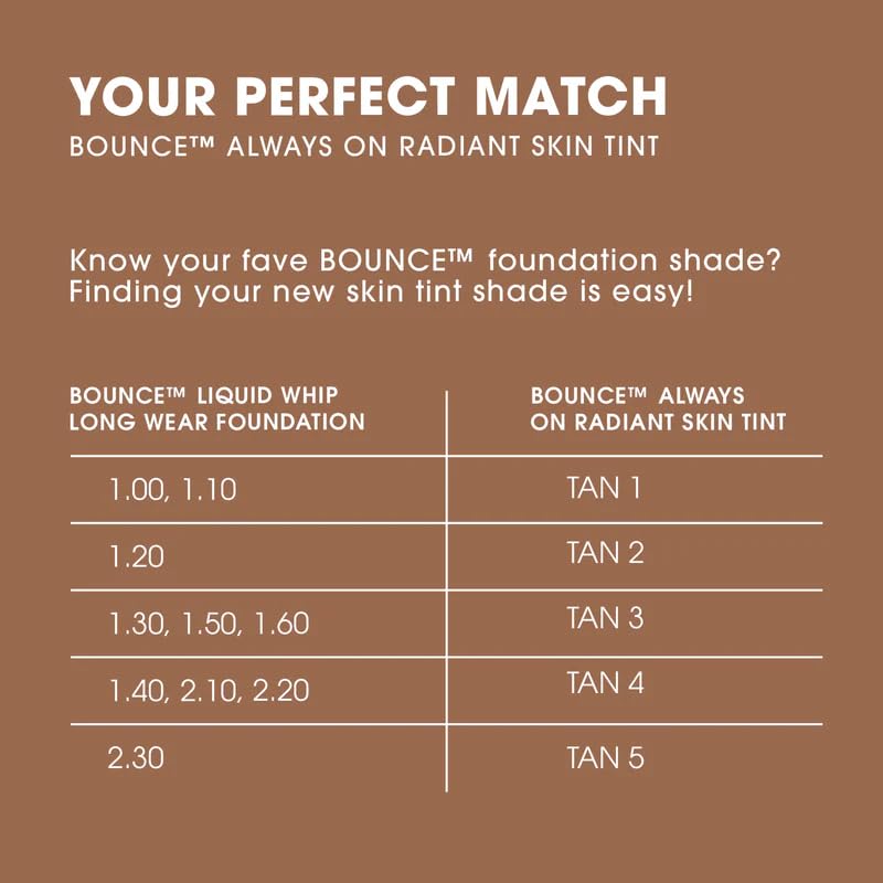 Beautyblender 12-Hour Always-On Radiant Skin Tint Tan 1 – Hydrating Serum Tint with Hyaluronic Acid & Niacinamide