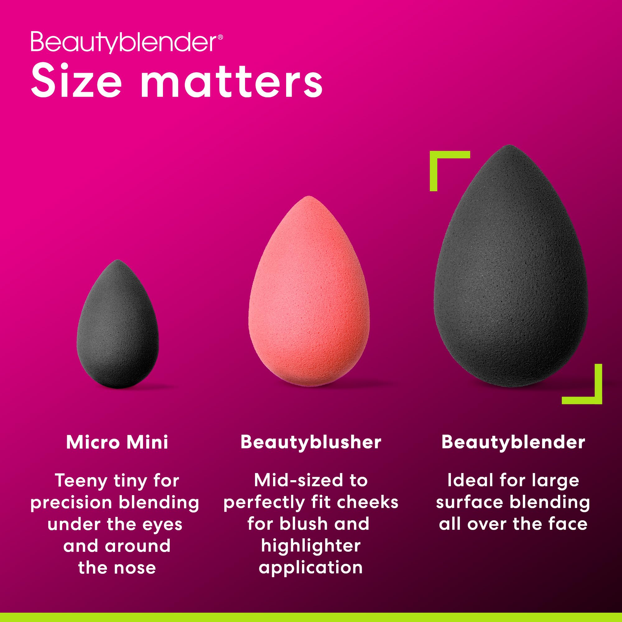 Beautyblender Pro Blender Sponge | Aqua-Activated, Streak-Free, Vegan & Made in USA