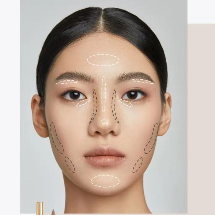 BeautyMall 1 PC Double Ends Contour Pencil Highlighter – Multi-Functional Contour & Highlight Duo (02#, 5g)