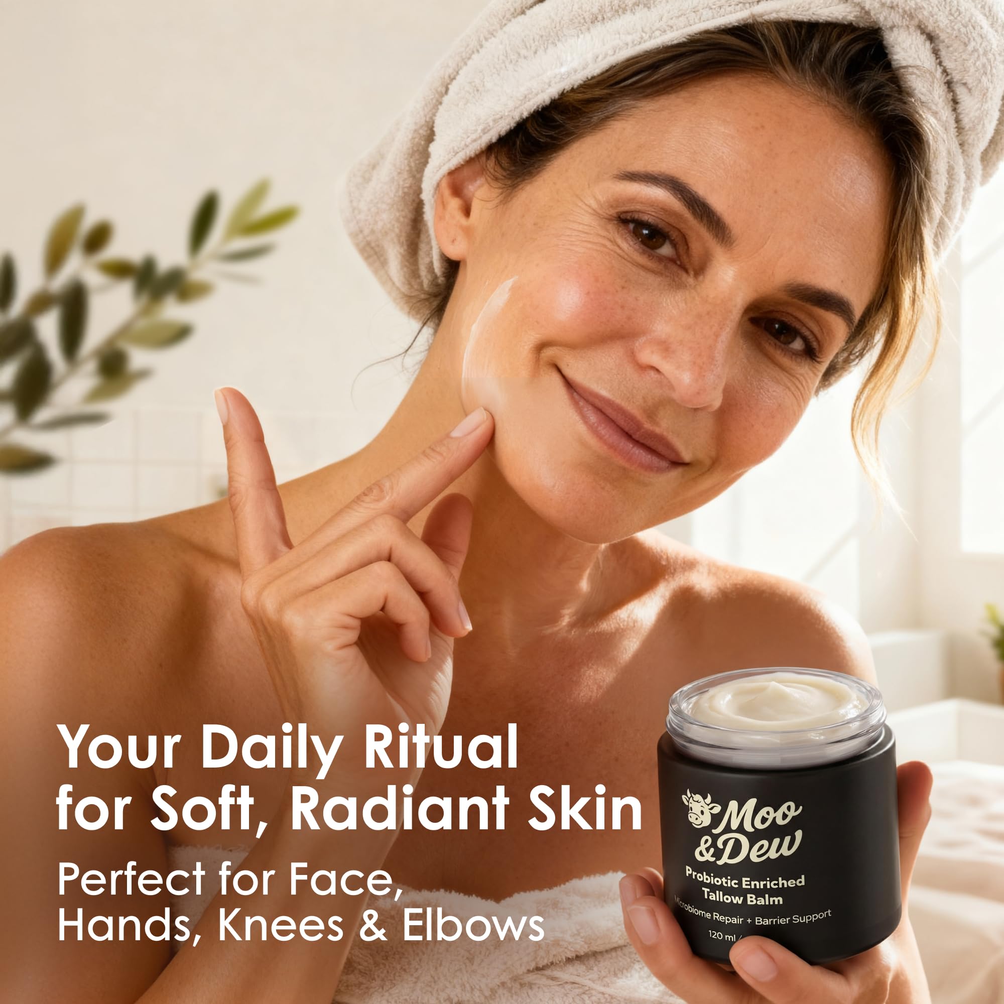 BeautyOnBoard Beef Tallow for Skin & Face – Probiotic-Enriched Moisturizer with Citrus