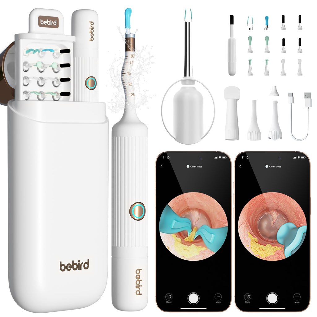 BEBIRD Earsight Plus Ear Wax Removal Tool Camera – 1080P WiFi Visual Otoscope