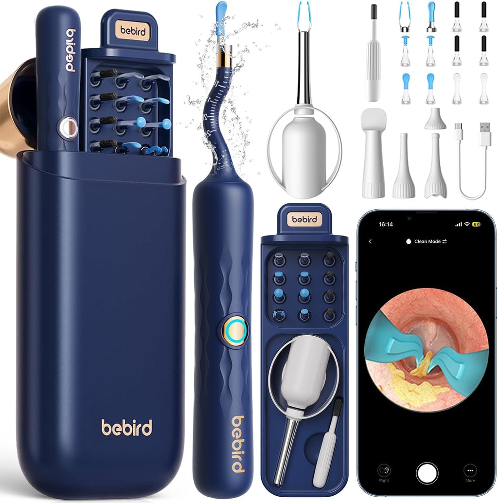 BEBIRD Earsight Plus D39R Ear Camera & Wax Remover | Family Ear Cleaning Kit (FSA/HSA Eligible)
