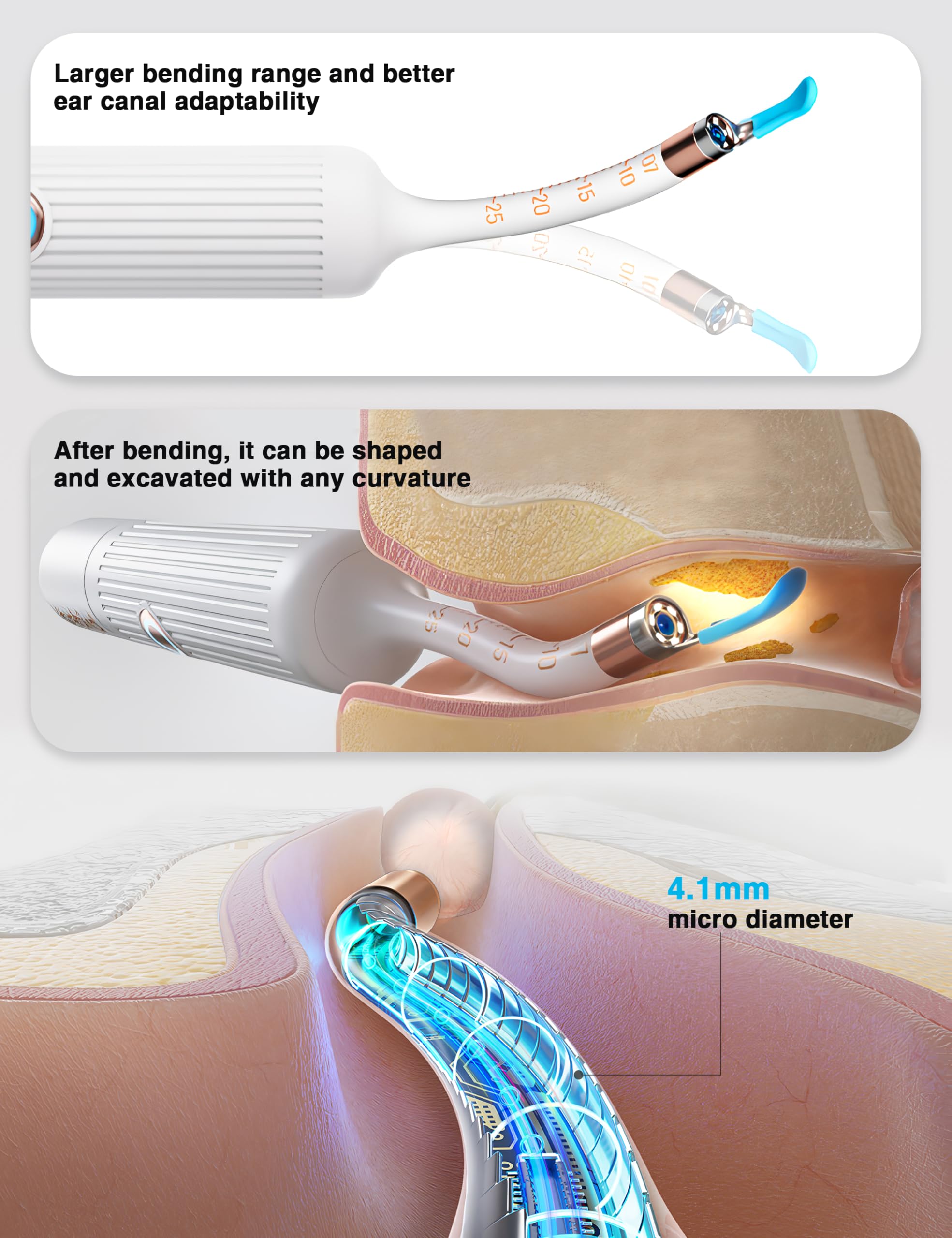 BEBIRD Earsight Plus Ear Wax Removal Tool Camera – 1080P WiFi Visual Otoscope
