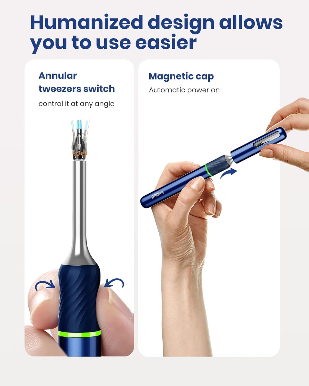 BEBIRD Note5 Ear Camera Wax Removal — 10MP Ear Otoscope with Camera, 12 Silicone Ear Spoons