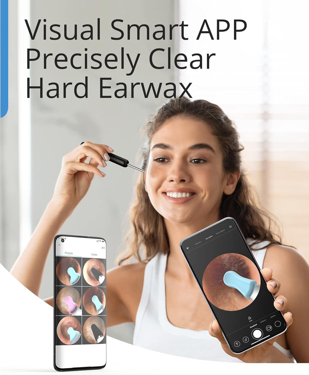 BEBIRD R1 Ear Wax Removal Tool with 1080P Camera & 6 LEDs
