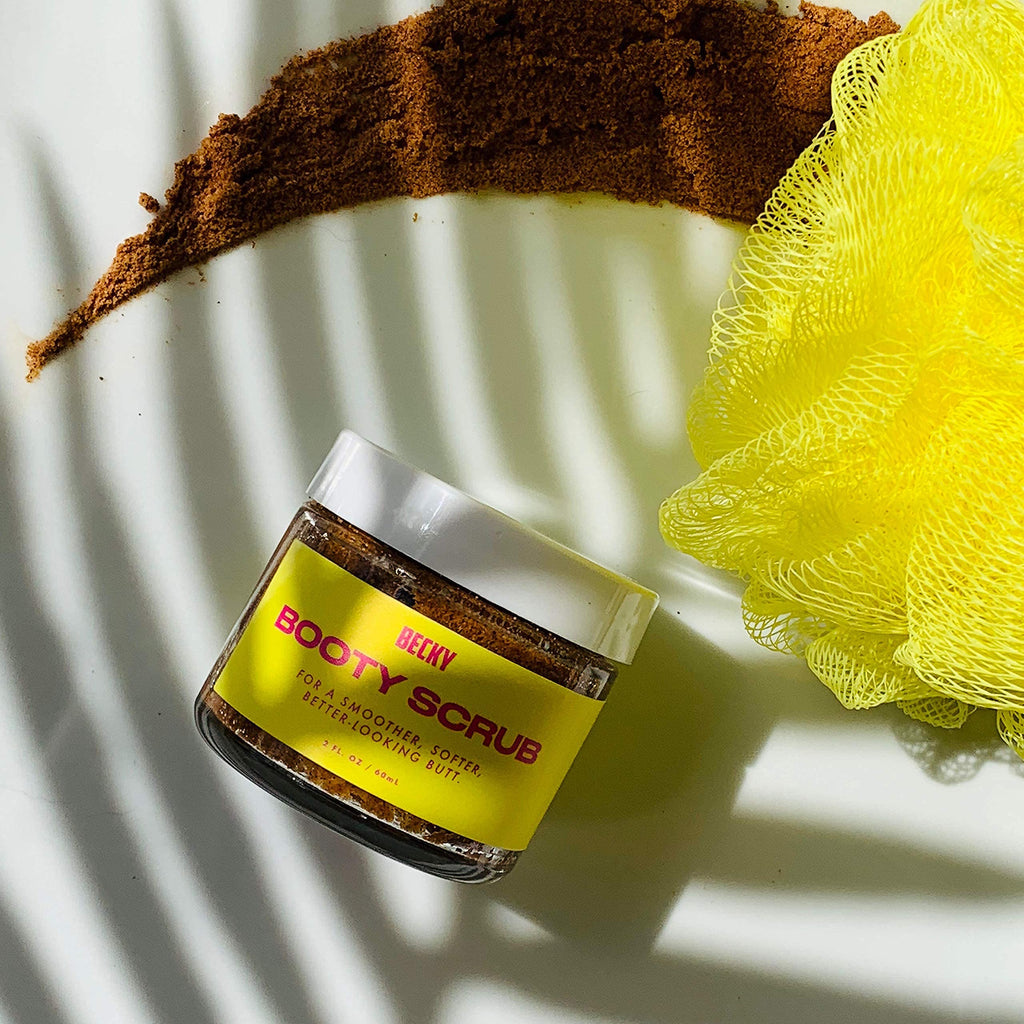 Becky Natural Walnut Scrub + Exfoliator | Smooth Skin, May Help Bumps & Stretch Marks